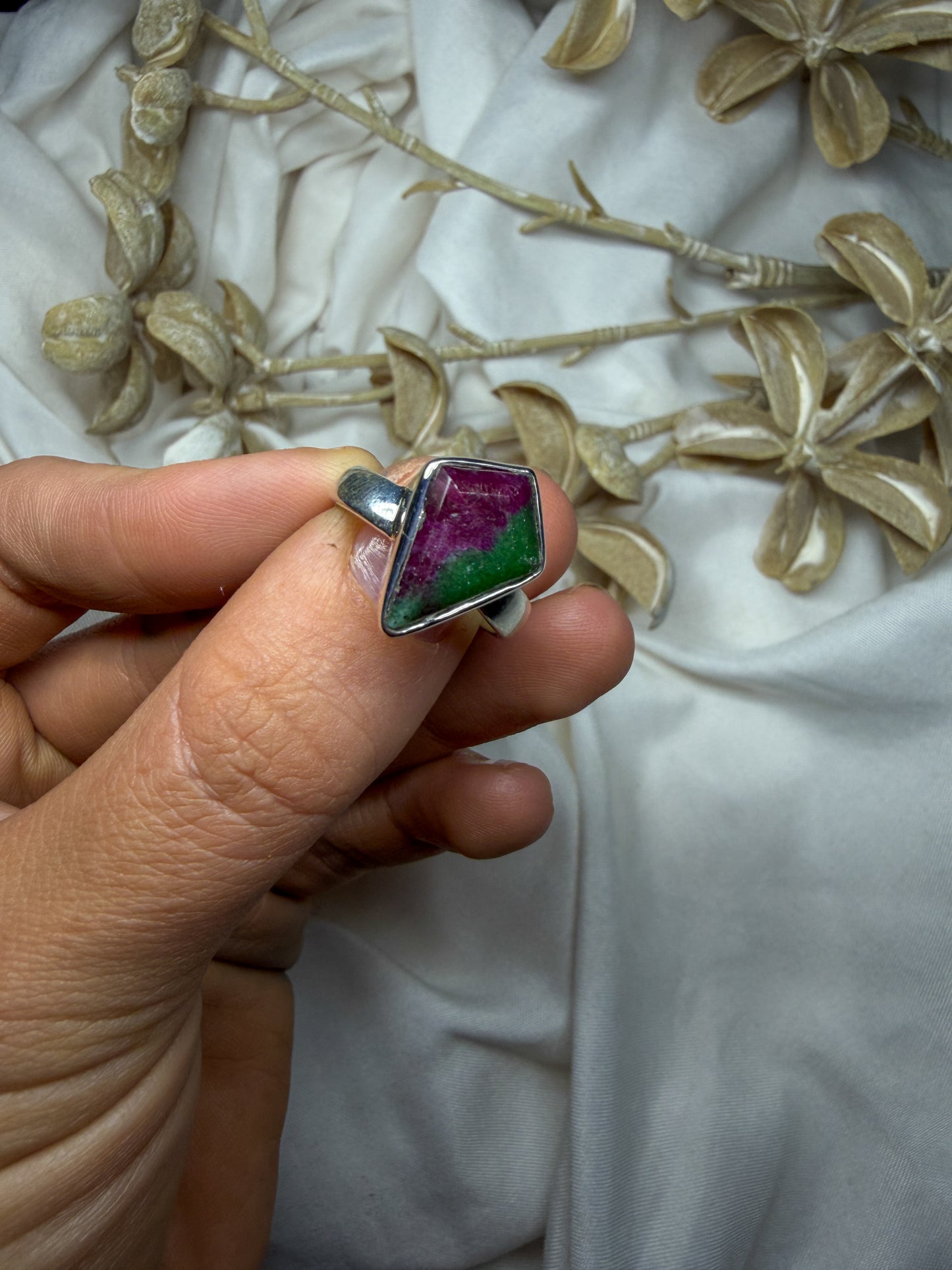 Ruby in Zoisite - size 7 - #2