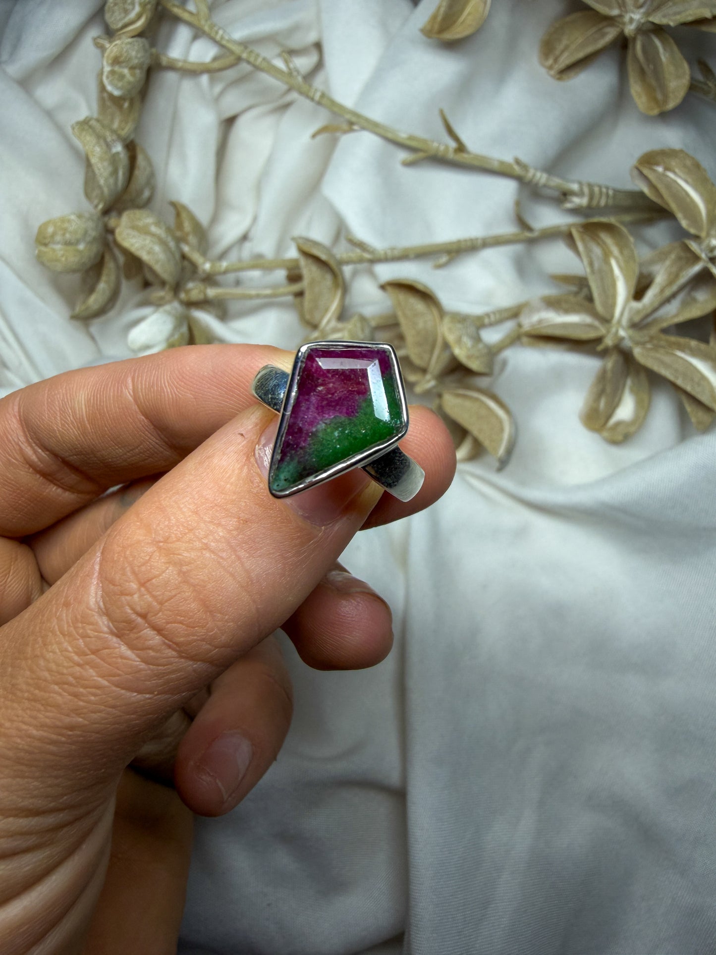 Ruby in Zoisite - size 7 - #2