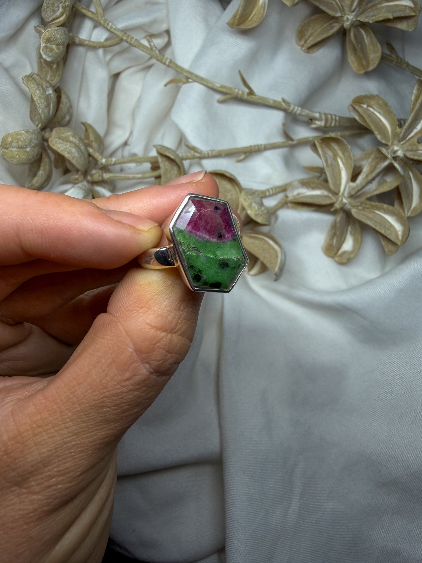Ruby in Zoisite - size 8 - #2
