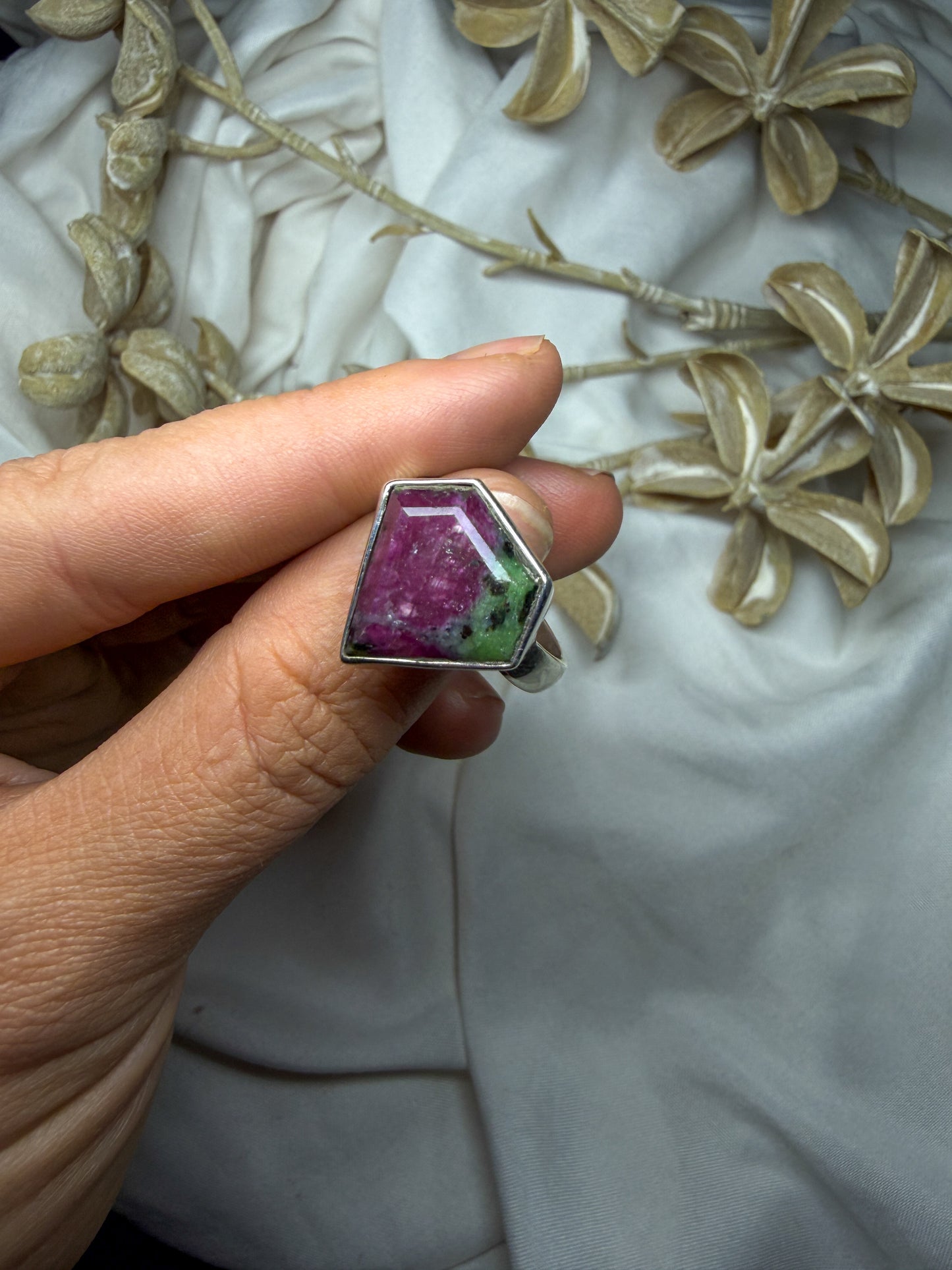 Ruby in Zoisite - size 9 - #1