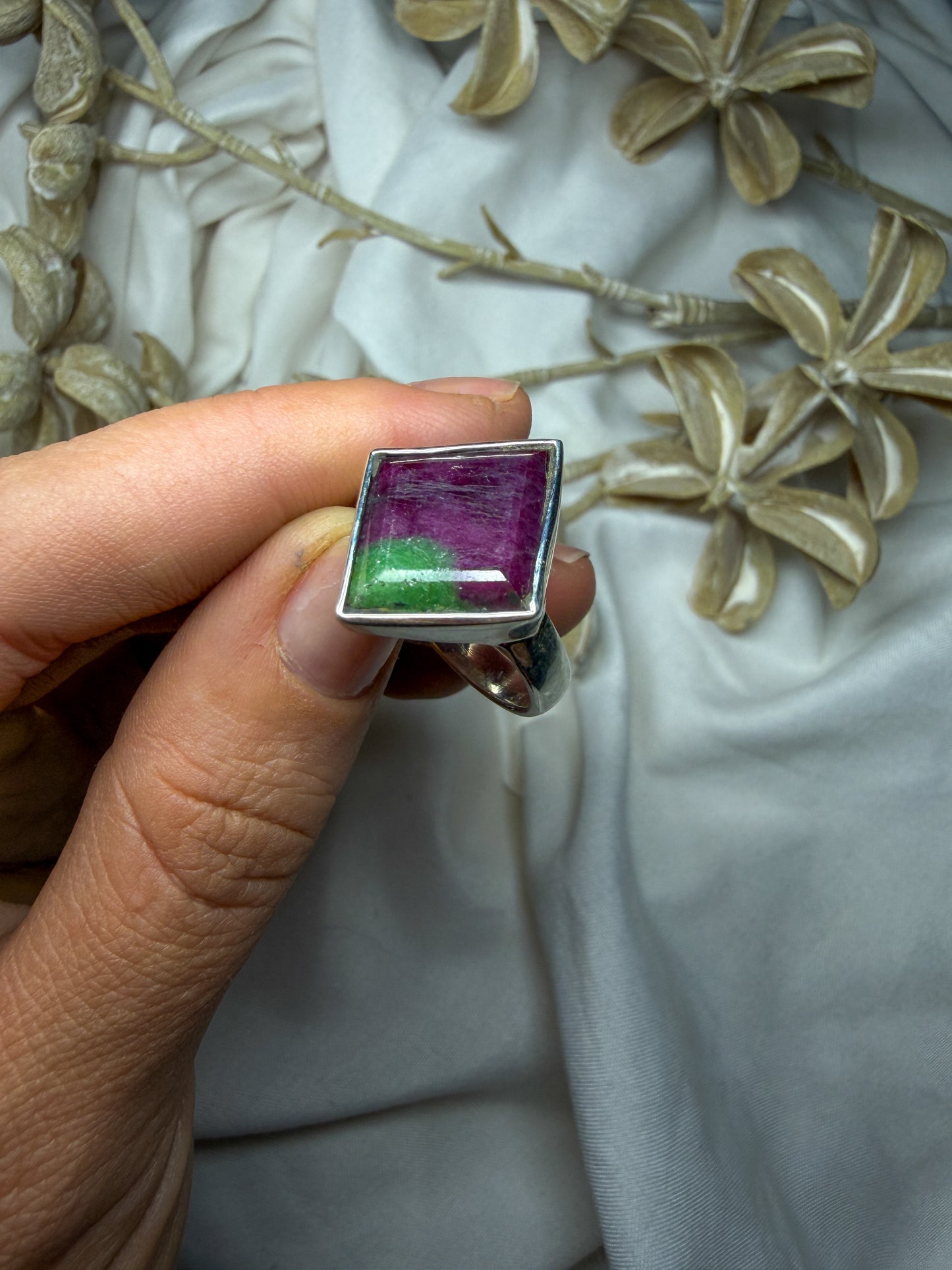 Ruby in Zoisite - size 9 - #2