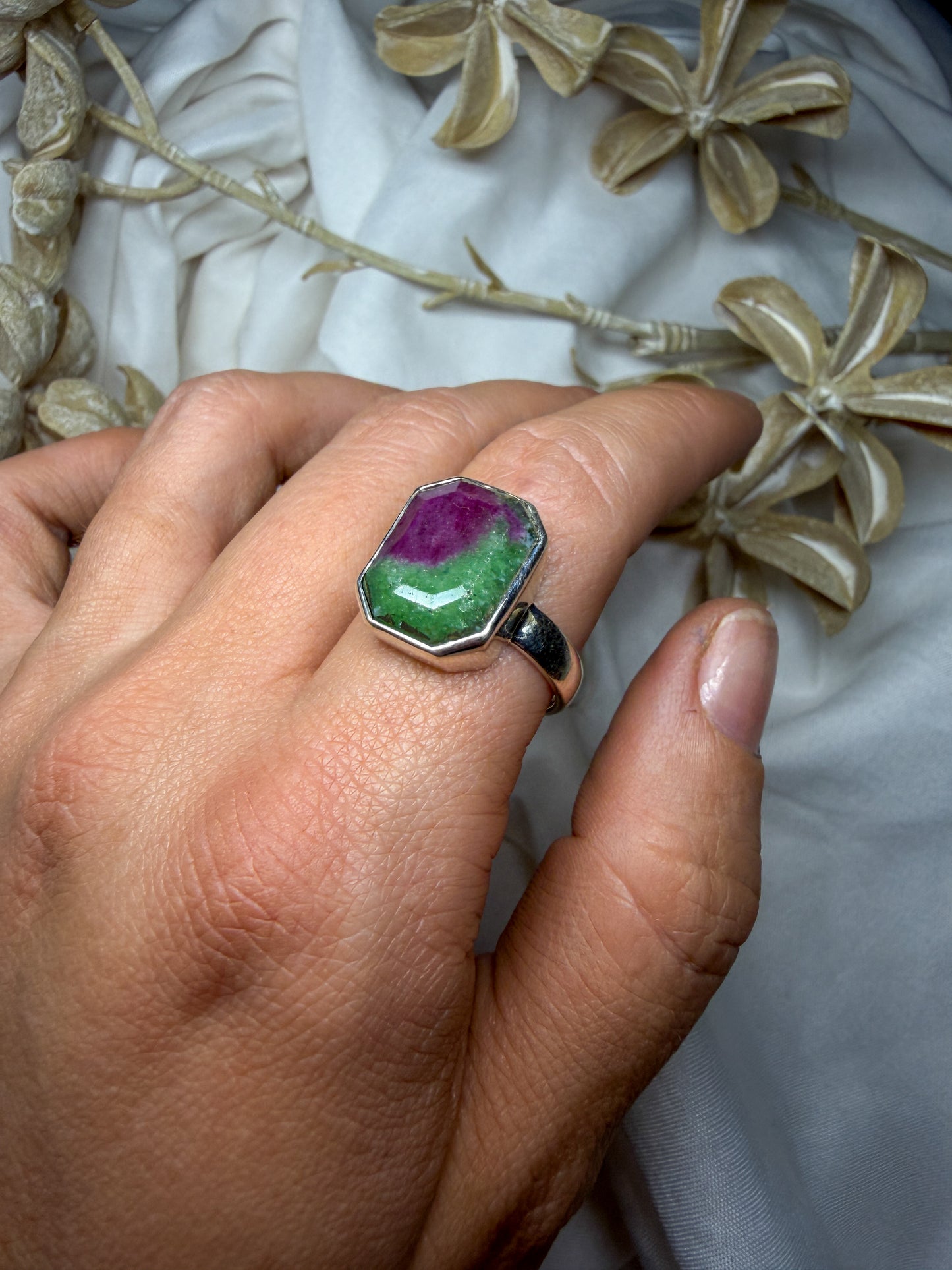 Ruby in Zoisite - size 9 - #3