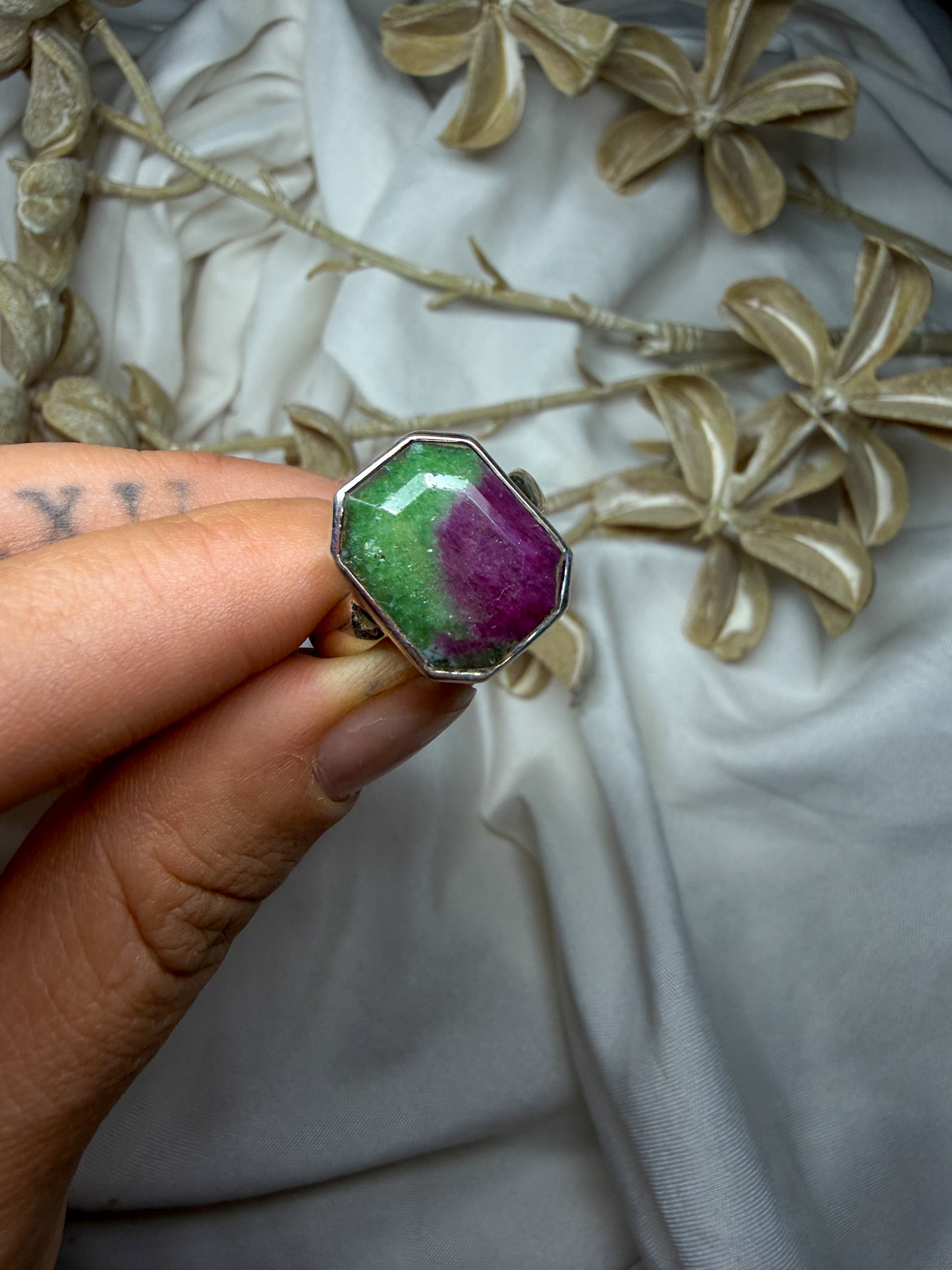 Ruby in Zoisite - size 9 - #3