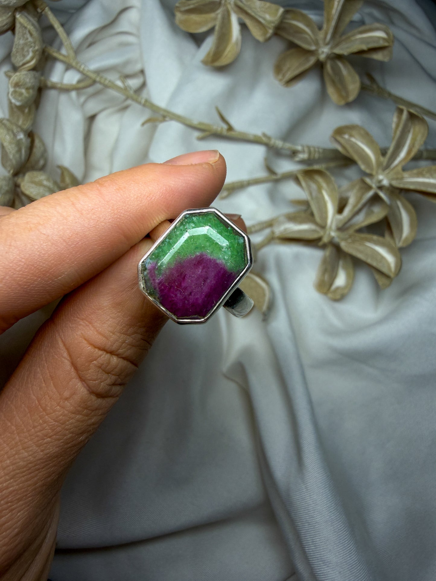 Ruby in Zoisite - size 9 - #3