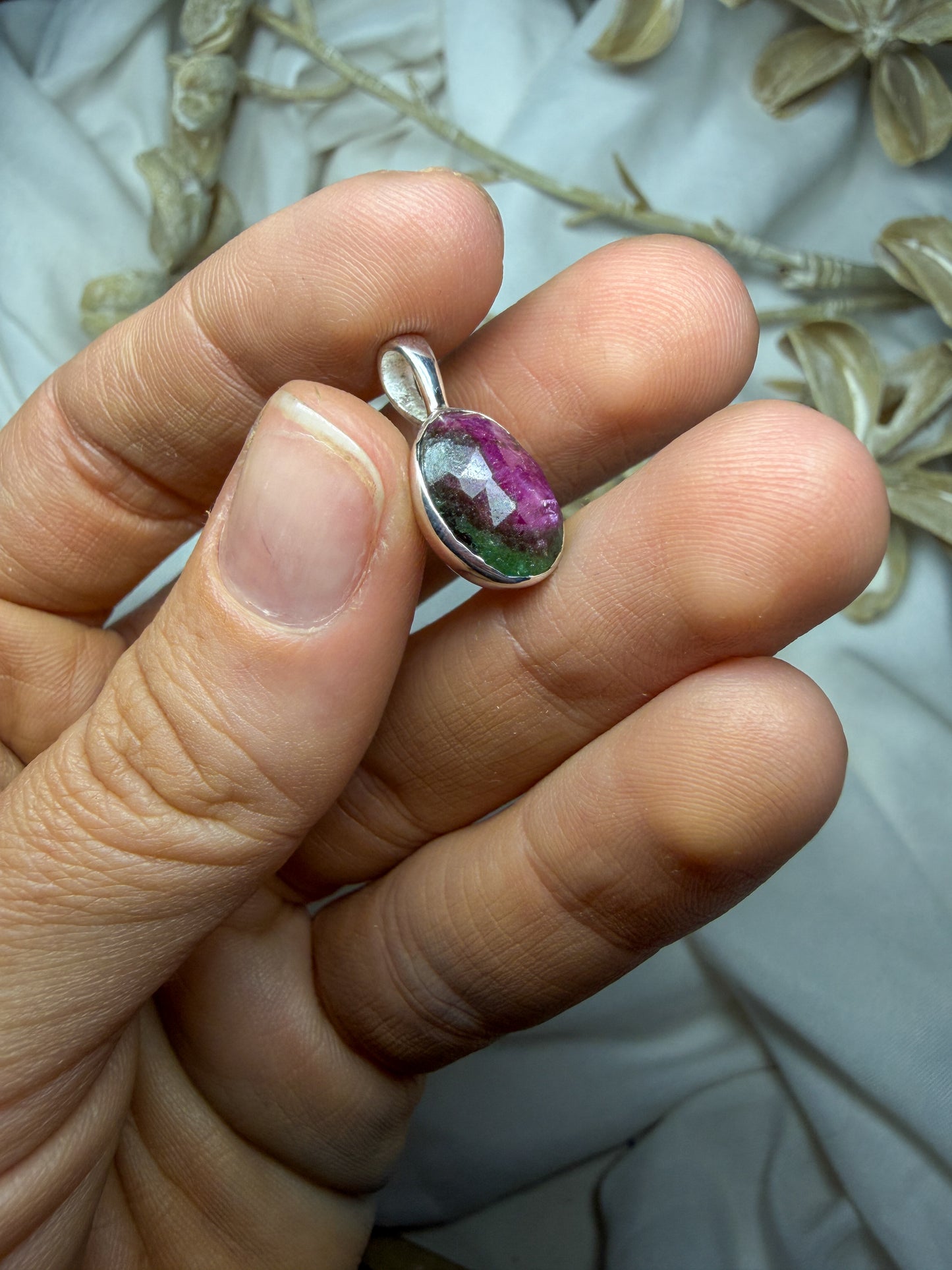 Ruby in Zoisite pendant #2